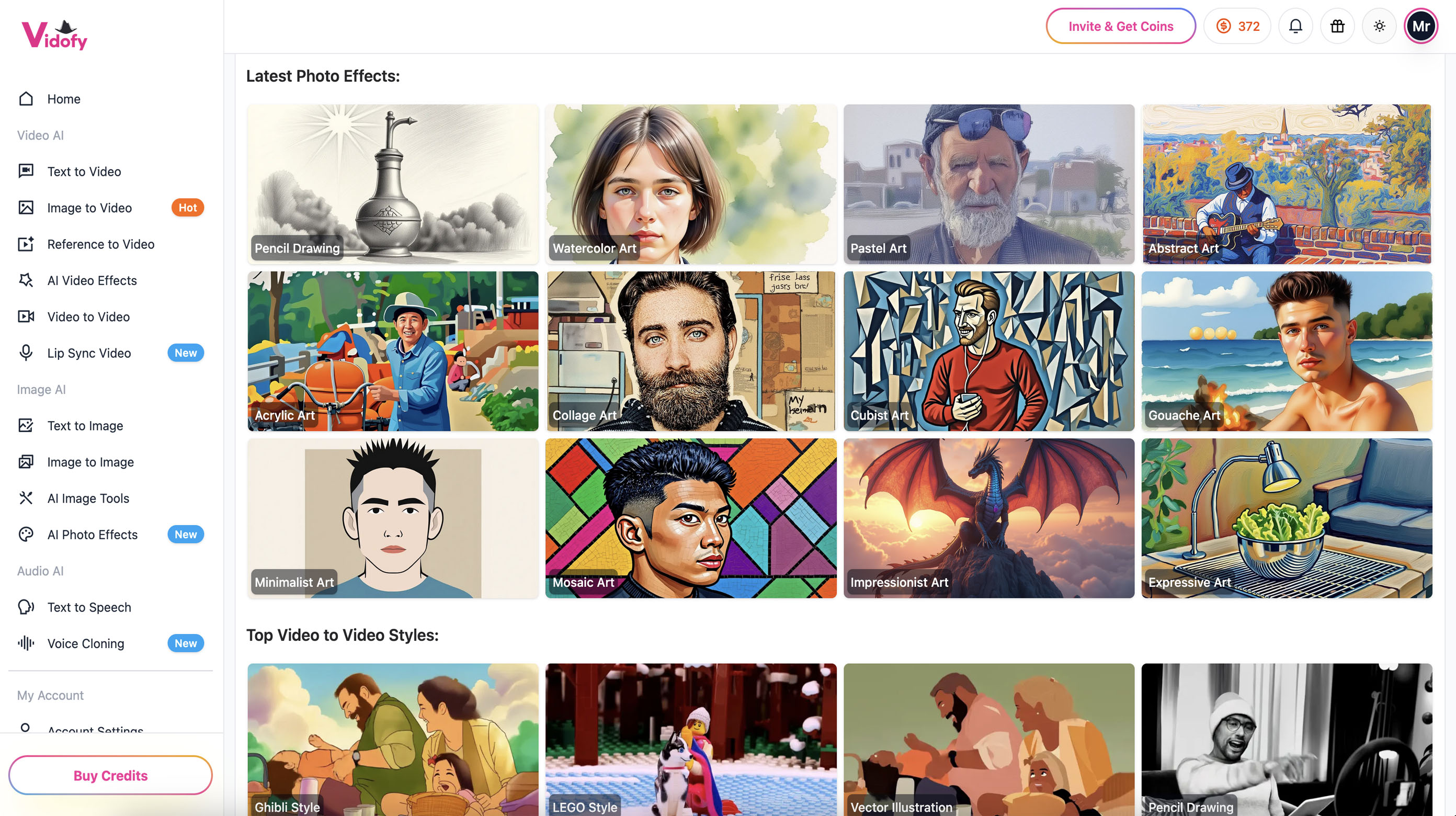 Vidofy AI - Best AI Video and Image Generator screenshot